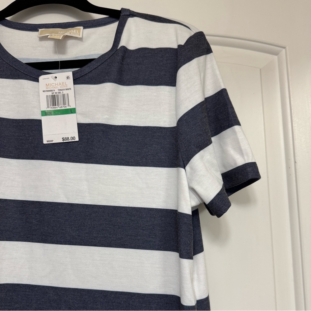 NWT Michael Kors nautical casual viscose blend dress - Picture 5 of 8